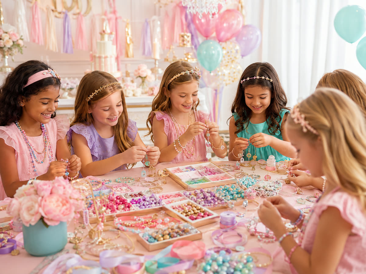 Craft & Jewelry Party concept — design and decoration activities (coming soon)